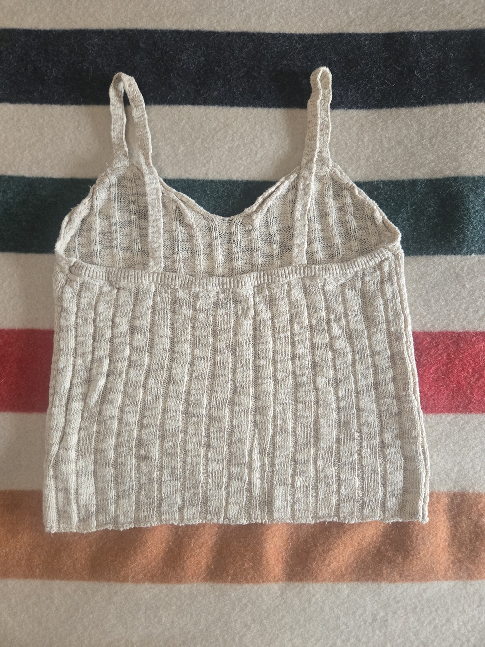 American Eagle Outfitters Cable Knit Tank Top in Light Tan - Picture 2 of 5